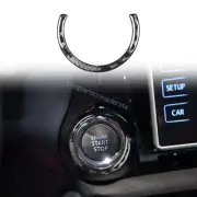 For Toyoa HiLux 2015-2021 Real Carbon Fiber One-Button Start Switch Ring Trim (for: Toyota)
