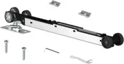JUBEST Pocket Door Roller with 120LBS Soft Close Mechanism, Silver