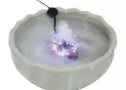 4" Spooky Bowl Mist Maker w/ Multicolor LED Light Haunted House Animated Decor