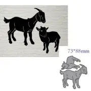 Goat Metal Cutting Dies Cut Die Decoration Scrapbook Craft Card Making