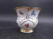 Meissen B Form Strewn Flowers Gold Gilt Bowl Cup Early 1900s