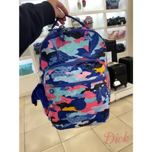 【歐洲outlet正品】Kipling  迷彩花 小LOGO 後背包 11/20