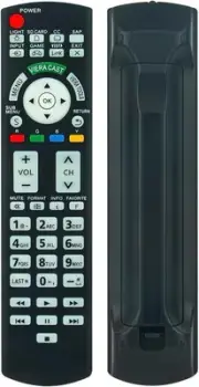 N2QAYB000486 Remote Replacement for Panasonic TV TC-L42D30 TC-P42G25 TC-P46G25