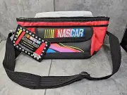 Vintage Nascar Cooler With Front And Back Pocket And Checkered Flag NOS