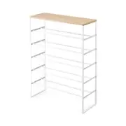 Yamazaki Tower 6-Tier Wood Top Shoe Rack
