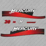 High Quality Graphics set fit 30Hp Mercury outboard cowling decal custom Motor
