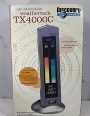 Discovery Channel Weathertech✨TX4000C✨Color Indoor/Outdoor Weather Station✨NOS