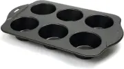 Nonstick 6 Cup Giant Muffin Pan, as Shown