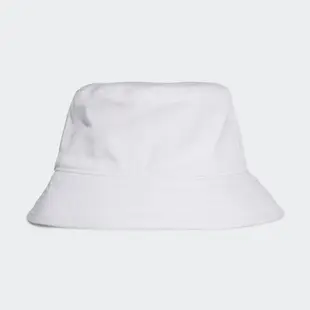 Adidas Cotton Bucket [H36811] 男女 漁夫帽 運動 休閒 田徑 慢跑 遮陽帽 白