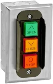 Liftmaster 02108 3-Button Indoor Flush Mount Station Electrical Junction Box