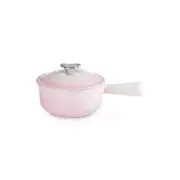 Le Creuset Baby Saucepan 16cm Bear Knob Shell Pink 1L Cast Iron Enamel Japan NEW