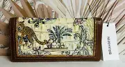NWT Brahmin Ady Wallet Souvenir Panthera Genuine Leather