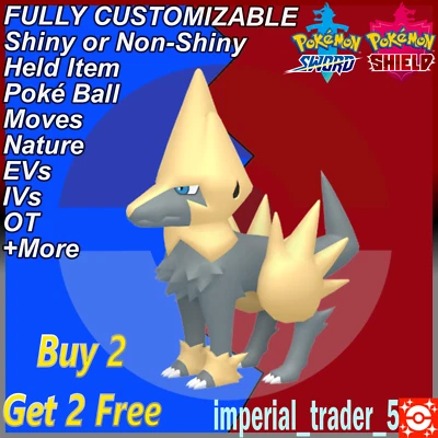 Pokémon Sword and Shield ✨ Shiny Manectric ✨ W/ Best 6IV Customizable