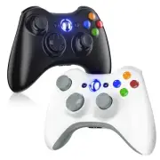 2 Pack Replacement for Xbox 360 Controller, Wireless Controllers Gamepad Upgr...