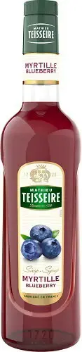 TEISSEIRE 糖漿果露-藍莓風味 BLUEBERRY SYRUP 法國頂級天然糖漿 700ML-效期2023.11【良鎂咖啡精品館】