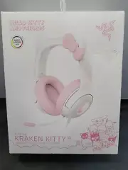 New Razer Kraken Kitty V2 Wired USB A Gaming Headset Kitty Ears with Chroma RGB