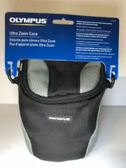 Olympus Nylon Ultra Zoom Camera Case w/Shoulder Strap Ultra-Padded Black New
