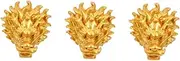 KITANDOVE 3pcs Garden Fountain Wall Water Feature Large Villa Fountain Dragon Head Water Backyard Feature