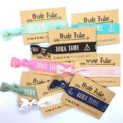 Multicoloured Bride Tribe Hair Tie - Rose Gold Print