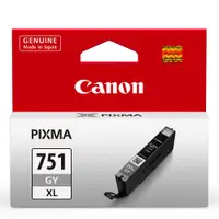 在飛比找陽信商店街優惠-Canon CLI-751XL GY 原廠灰色高容量墨水匣 