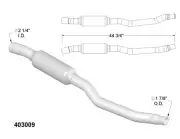 Catalytic Converter for 1987-1989 Chrysler Fifth Avenue