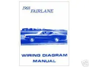 1968 68 FORD FAIRLANE WIRING DIAGRAM MANUAL