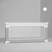 Bed Rails for Toddlers, Extra Long Toddler Bed Rail Guard for Kids Twin, Double, Full Size Queen & King Mattress, Vertical Lifting with Double Lock, Easy to Install