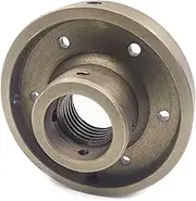 PZNGNKELPT 1PC M33x3.5 Cast Iron Faceplate Threaded Woodworking Machine Flange for Wood Lathe Outer Diameter 80MM 100MM Chuck(Big 100MM)