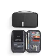 Portable Passport Holder Travel Wallet Travel Document Organizer,Black