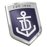 Fan Emblems AFL Fremantle Dockers 3D Chrome Car Badge - 10378-011A