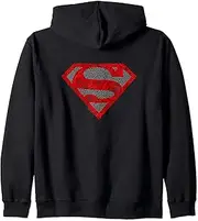 [DC Comics] Superman Elephant Rose Shield Zip Hoodie