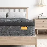 Sweetlove Double Mattress | Innerspring Hybrid Mattresses | High Density Foam Comfort Euro Top with 3D Air Mesh Pain Relief Mattress