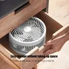 UP# Folding Telescopic Floor Fan Summer Desktop Table Fan for Office Bedroom Sch