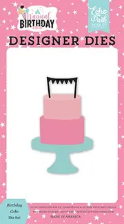 Echo Park Magical Birthday Girl Birthday Cake Die Set