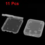 SD MS Micro TF Memory Card Plastic Storage Box Protective Case Holder 11pcs