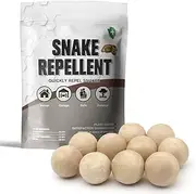 Snake Repellents for Yard Powerful, Snakes Repellents for Outdoors, Keep Snake Away Repellent for Home, Pet Safe,Rattlesnake Repellent 10 Balls/Bag