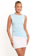 [PUP94] Romy Top - Light Blue XS light blue