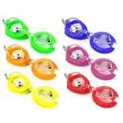 6 Pc Anti Fog Kids Swim Goggles Swimming Glasses No Leaking Adjustable Straps