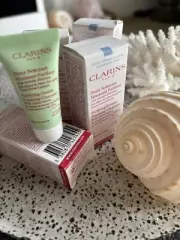 Clarins Purifying Gentle Foaming Cleanser 5 ml Sample Travel Size Alpine x 4