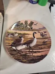 Edwin M Knowles 1986 Winter Home Collector Plate
