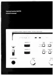 Harman Kardon HK570I Receiver Owners Manual