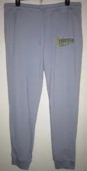 LOVE MOSCHINO Athletic Jogger Sweat Pants Sweatpants Light Blue Cottn Sz XL $345