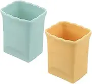 ORFOFE Fruit Slicer Cup 2 Pack for Banana Strawberry Stainless Steel Easy to Clean Space-Saving Kitchen Essential
