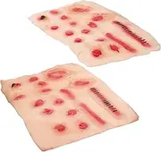 Vaguelly Halloween Scar Makeup Temporary Realistic Fake Blood Stickers for Toys