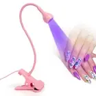 UV Nail Polish Curing Lamps, Gooseneck Nail Lamp 3W Gel Nail Polish UV Light