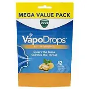 Vicks VapoDrops Butter Menthol | Bulk 42 Lozenges