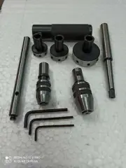 Lathe Tailstock Floating Tap And Die Holder Set MT3 Shank Threading Tapping Kit