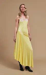[Christopher Esber] Delphin Lace Rib Cami Dress