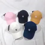 五色 MLB NY YANKEES 洋基 彎帽 布面 硬板 NEW ERA 挺版 老帽 黑 白 粉 卡其 深藍現貨