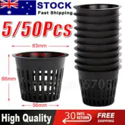 3inch Heavy Duty Mesh Pot Net Cup Basket Hydroponic Aeroponic Plant Grow Clone